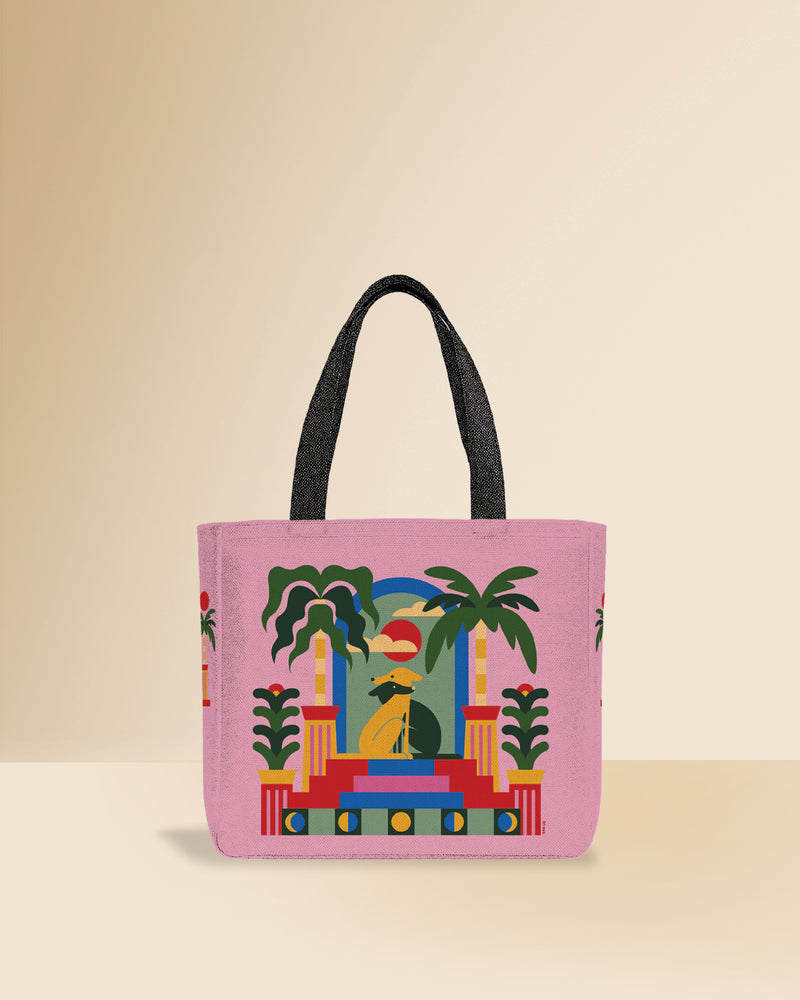 Rik Lee TEMPLE OF THE DOG NON PADDED Tote Bag – Structured Zip Tote (Fits 16" Laptop)