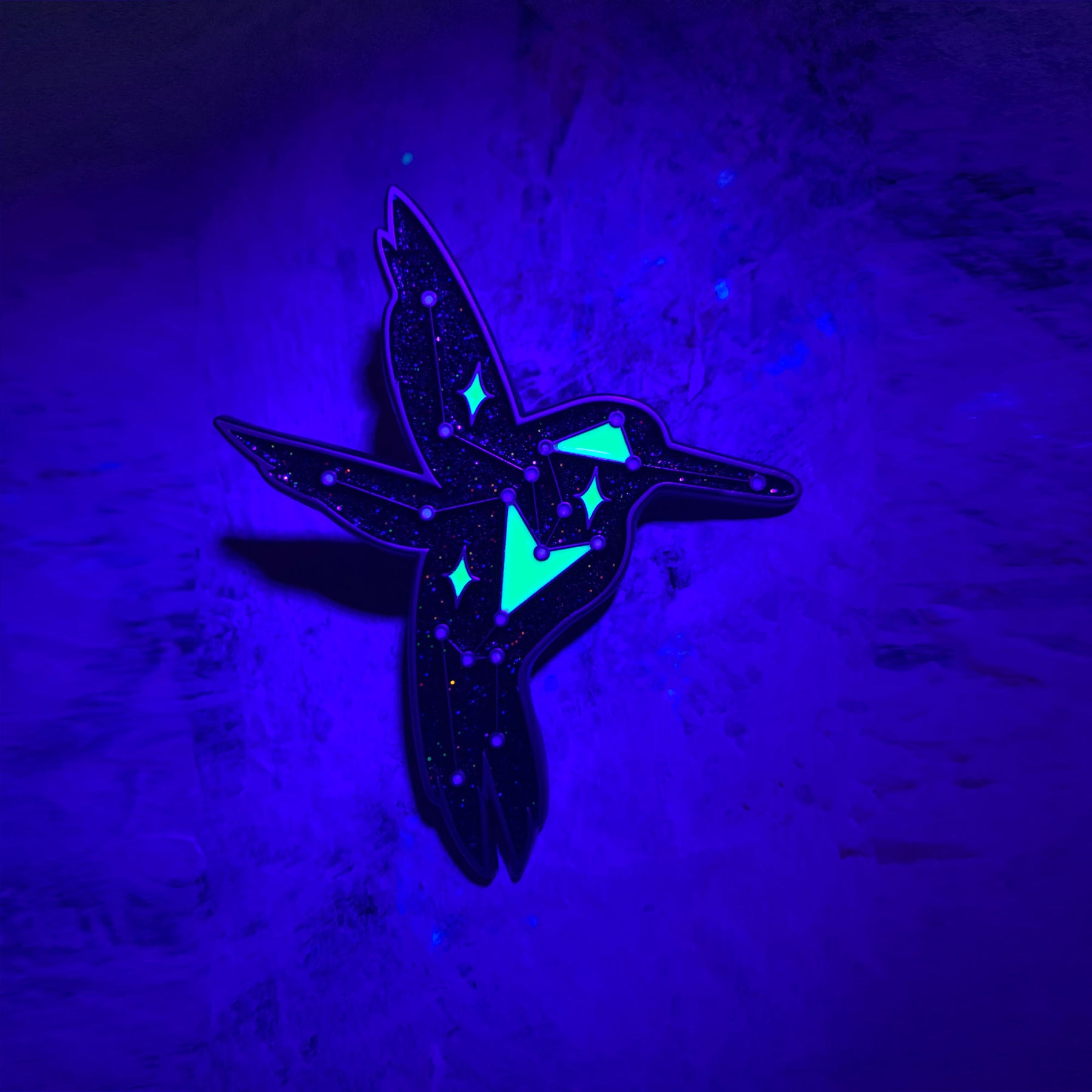 Constellation Hummingbird Pin only (Coloring Book Sold separately)