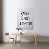 GIN AND JUICE - Fabric Banner - artistvsart