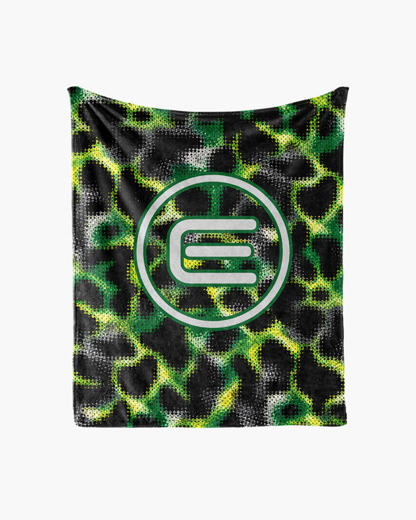 Electrofest Alien Camo Blanket – Colorful Ultra-Soft Throw