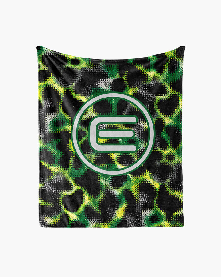 Electrofest Alien Camo Blanket – Colorful Ultra-Soft Throw
