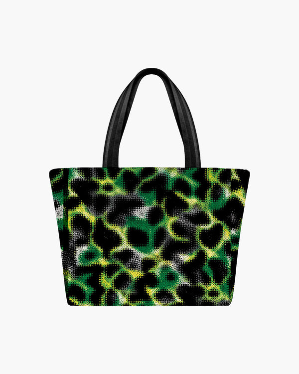 Tote Bag - Alien Camo NOT Padded – Structured Zip Tote (Fits 16" Laptop)