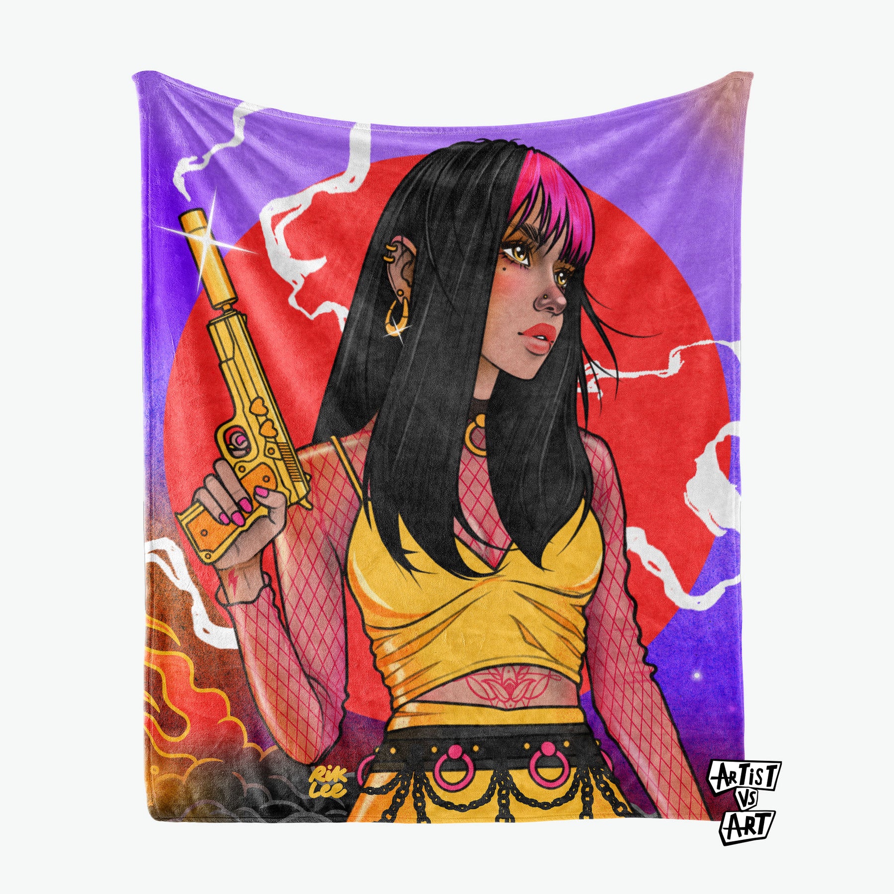 Rik Lee Silent Assassin Blanket