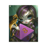 8 Sided Dice Fairy - Fabric Banner - artistvsart
