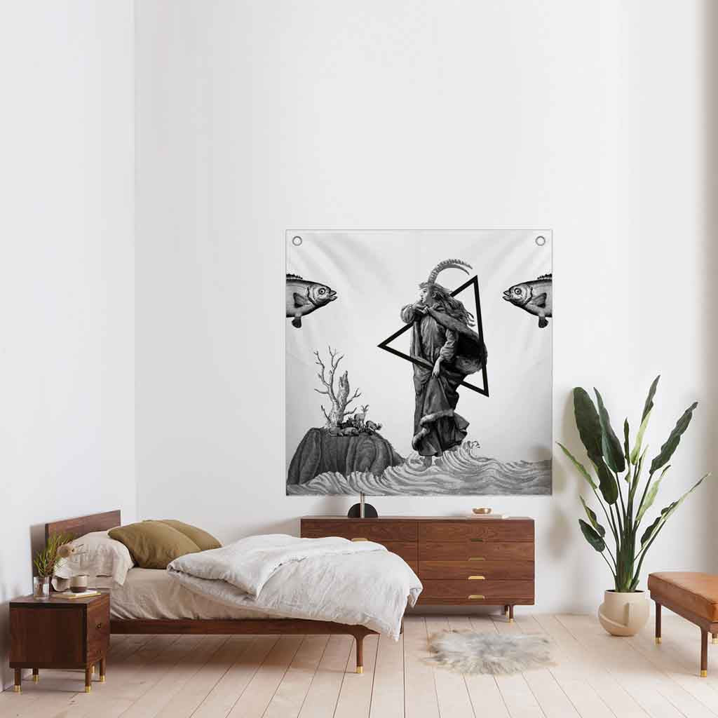 Awake - Fabric Banner - artistvsart