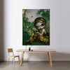 Bumblebee Dragonling - Fabric Banner - artistvsart