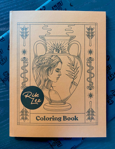 Rik Lee Coloring Book - artistvsart