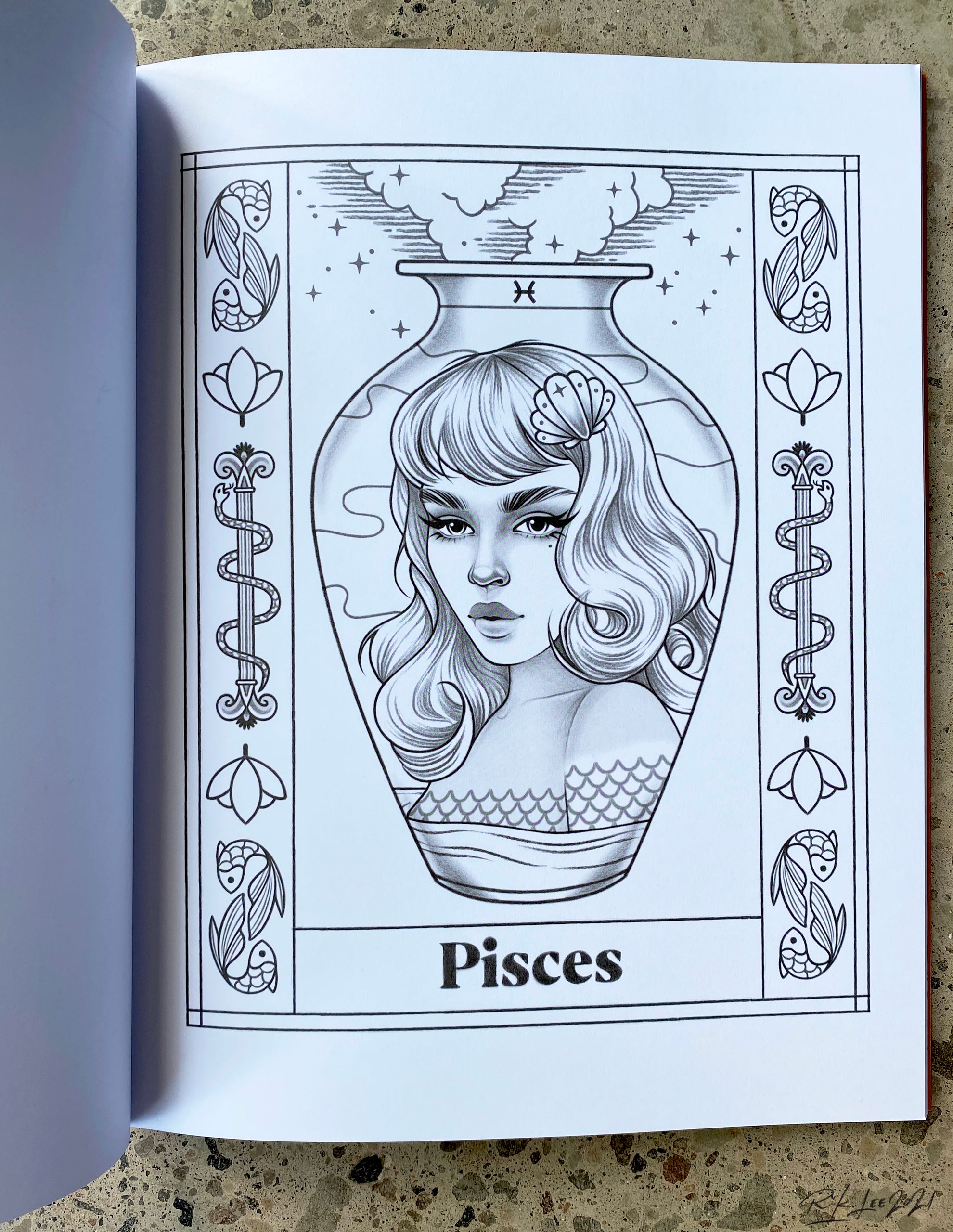 Rik Lee Coloring Book - artistvsart