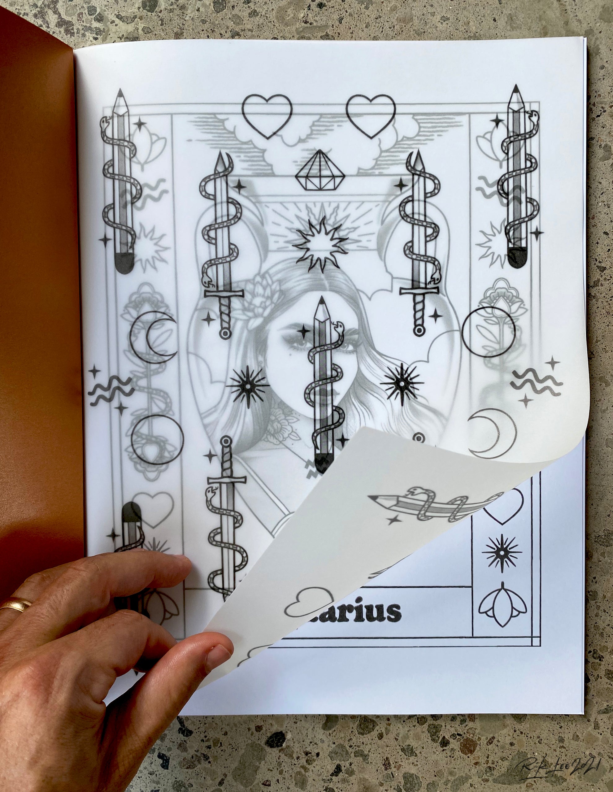 Rik Lee Coloring Book - artistvsart