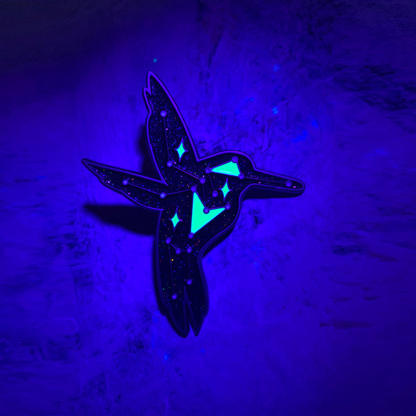 Constellation Hummingbird Pin only (Coloring Book Sold separately)