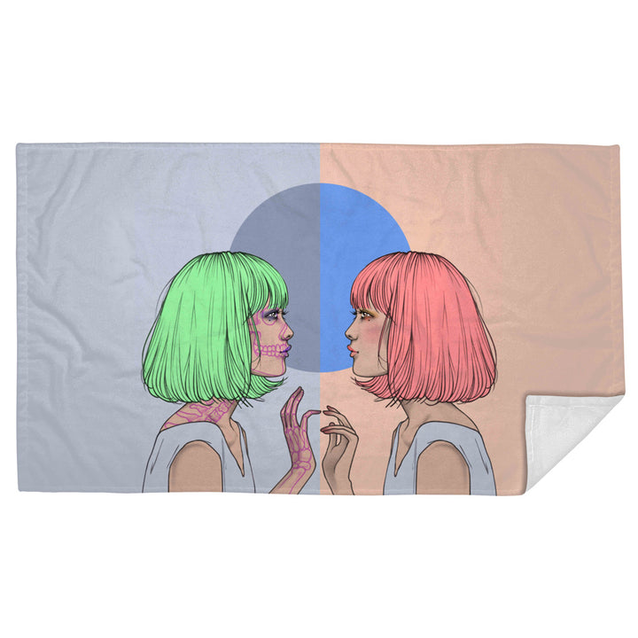 Evil Twin - Throw Blanket - artistvsart