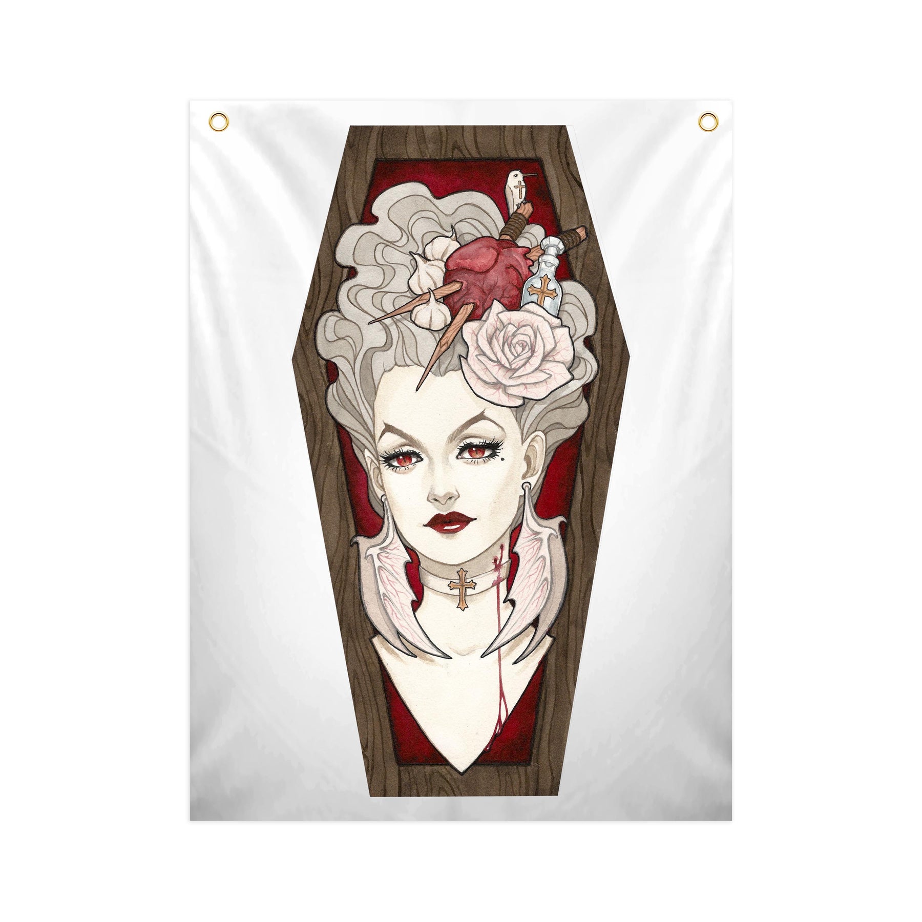 The Vamp - Fabric Banner - artistvsart