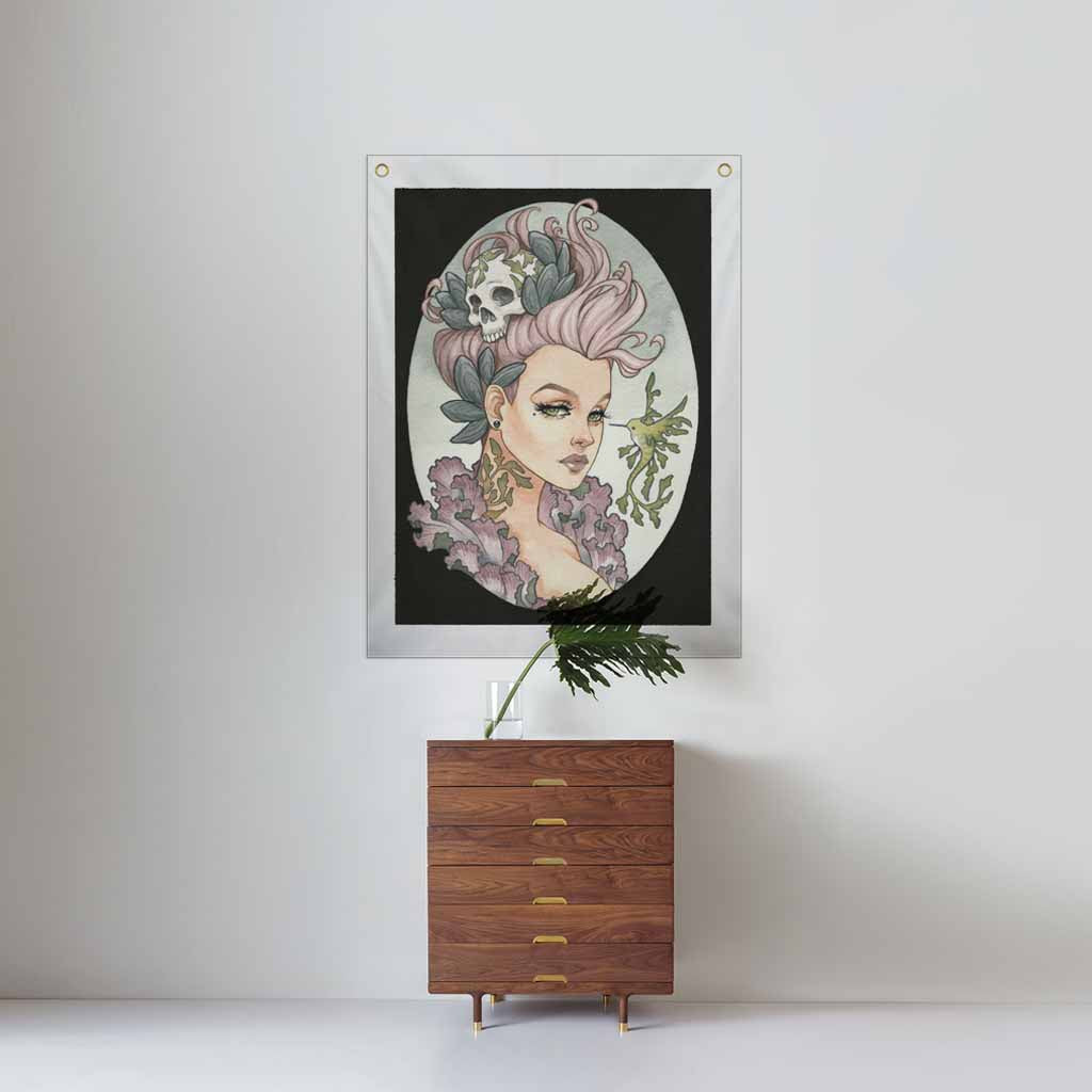 Low Tide - Fabric Banner - artistvsart