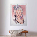 Moon Gazer - Fabric Banner - artistvsart