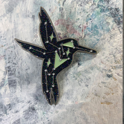 Constellation Hummingbird Pin only (Coloring Book Sold separately)