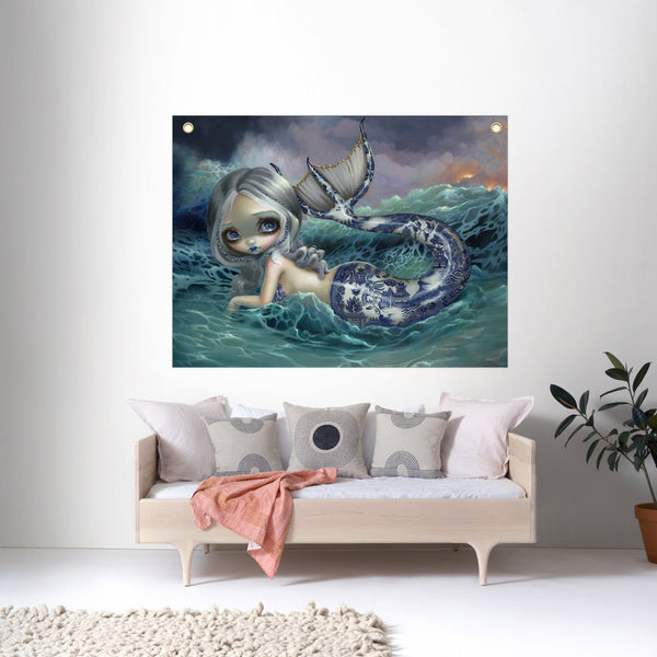 Porcelina - Fabric Banner - artistvsart