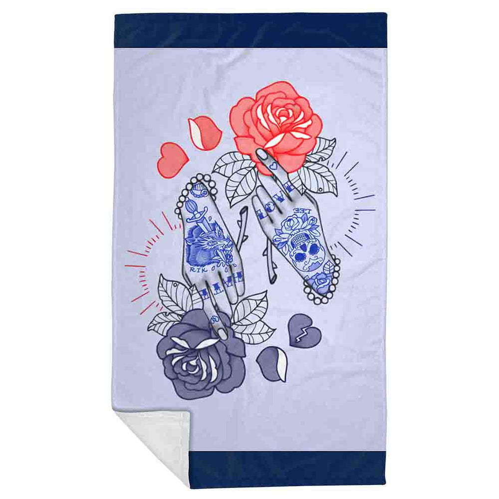 Love & Hate - Throw Blanket - artistvsart