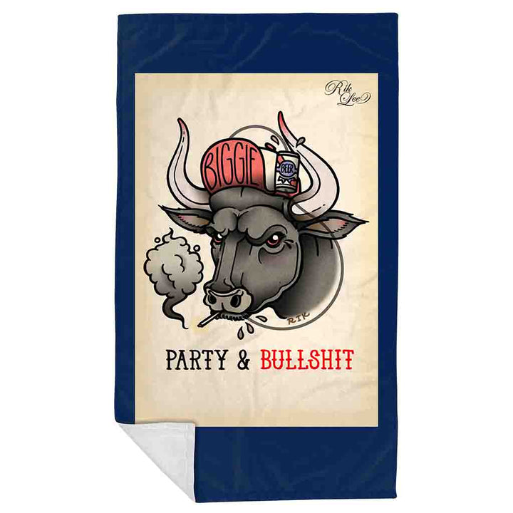 Party & Bullshit - Throw Blanket - artistvsart