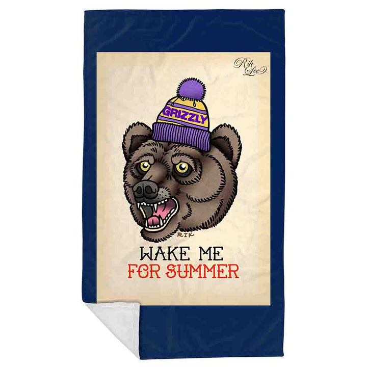 Wake me for Summer - Throw Blanket - artistvsart