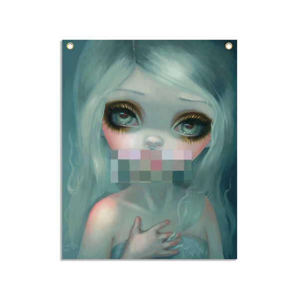 Smile - Fabric Banner - artistvsart