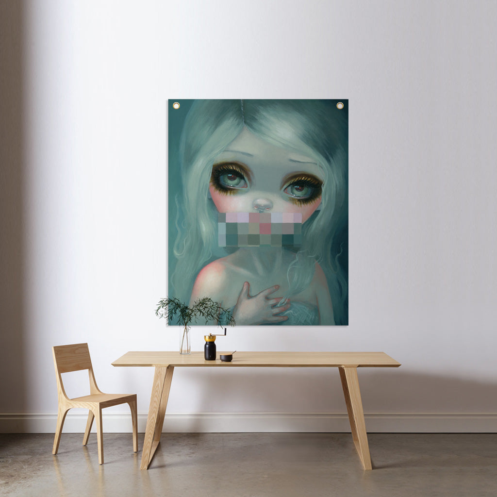 Smile - Fabric Banner - artistvsart