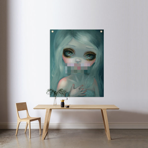 Smile - Fabric Banner - artistvsart